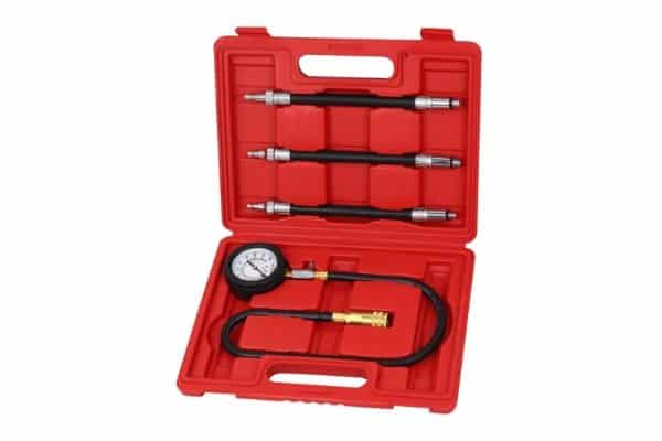 GEARZAAR 11 Piece Cylinder Compression Tester Kit - Gas Engine 0-300 PSI