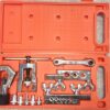 Brake pipe flaring tool kit