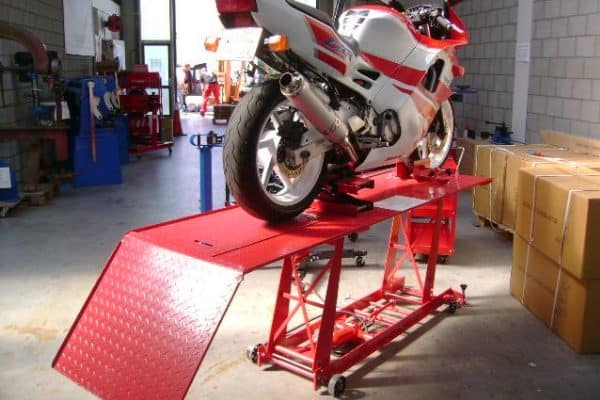 hydraulic 700mm wide motorcycle lift MB03C
