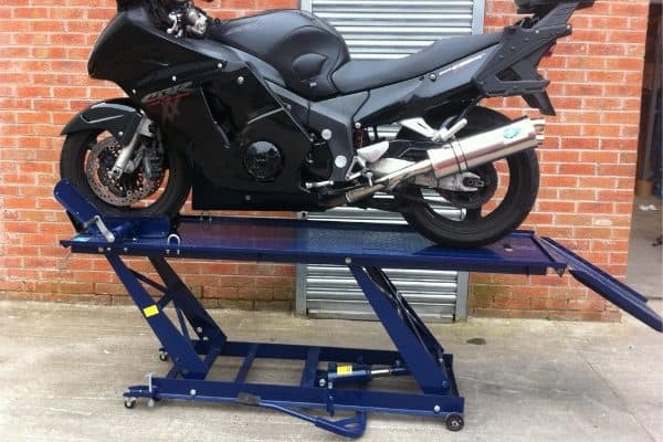 hydraulic 550mm wide motorcycle lift MB03D